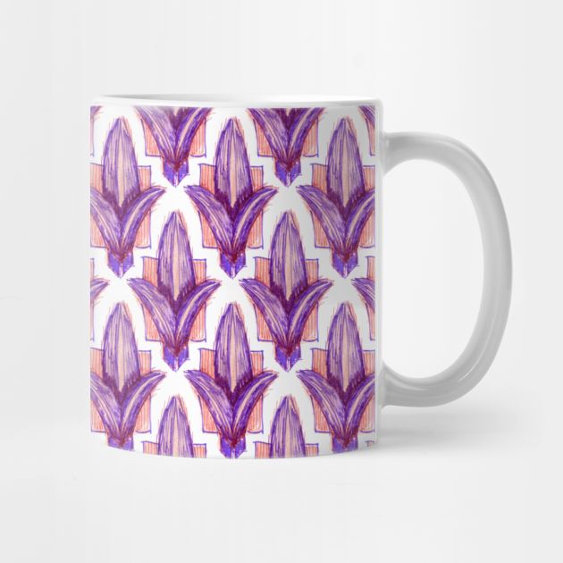 Fleur de lis - purple by crumpetsandcrabsticks